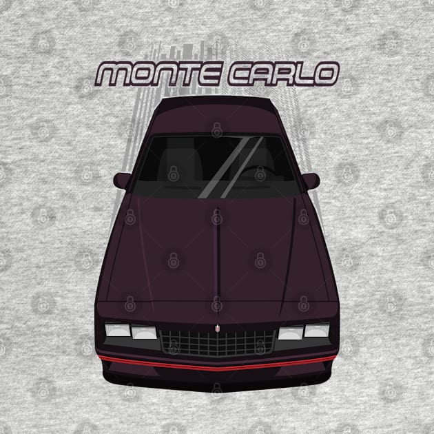 Chevrolet Monte Carlo 1984 - 1989 - maroon by V8social